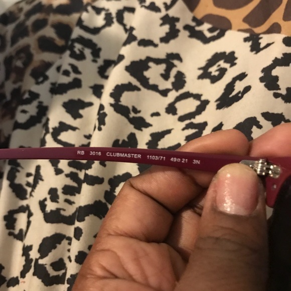 Rayban black and purple Sunglasses 🕶 - Picture 4 of 5